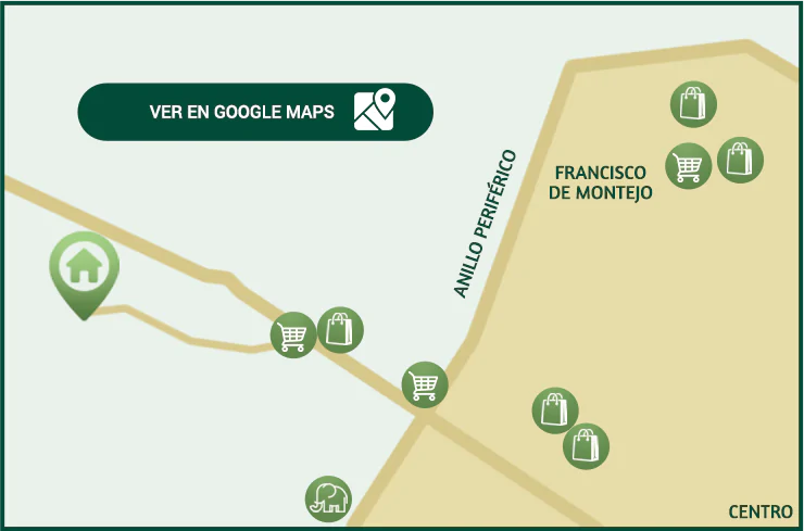 Andora Caucel - Ubicación